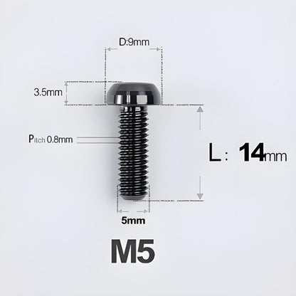 Titanium Front Derailleur Clamp Bolt & Curved Washer Fits SHIMANO Road MTB Derailleurs