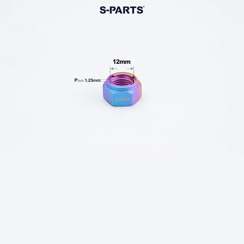 Titanium Hex Flange Lock Nuts – M4 / M5 / M6 / M8 / M10 for Motorcycles & Cars