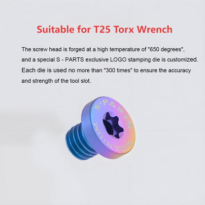 Titanium Mounting Bolts for ARAI RX-7X Helmet Visor
