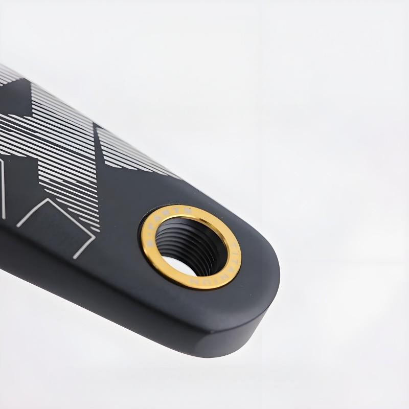 Titanium Pedal Flat Washers for Mountain and Road Bike Clipless Pedal Crank Protector
