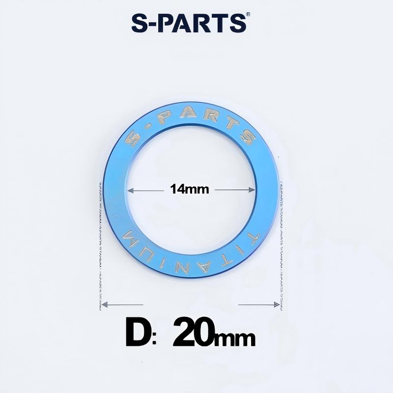 Titanium Pedal Flat Washers for Mountain and Road Bike Clipless Pedal Crank Protector