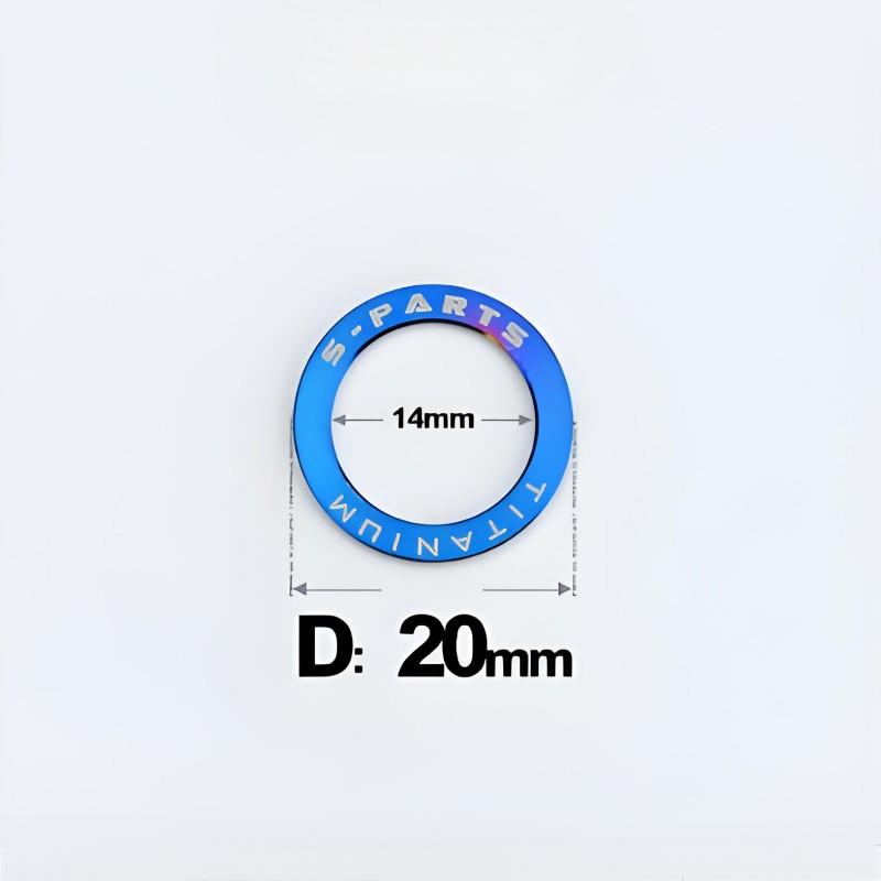 Titanium Pedal Flat Washers for Mountain and Road Bike Clipless Pedal Crank Protector