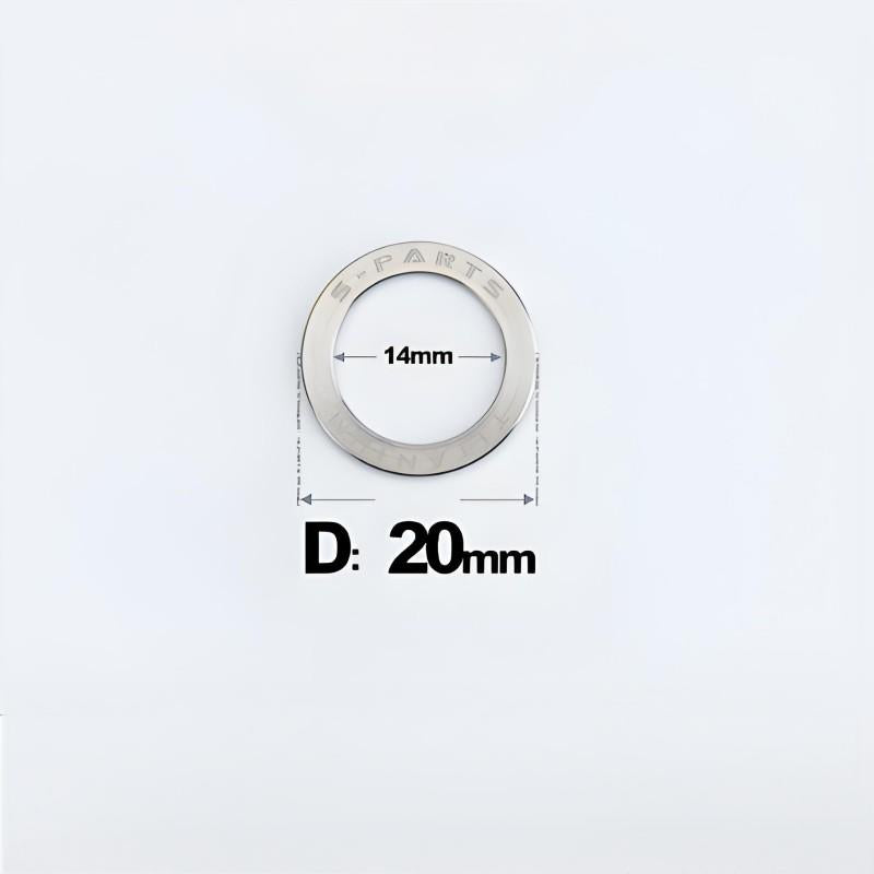 Titanium Pedal Flat Washers for Mountain and Road Bike Clipless Pedal Crank Protector