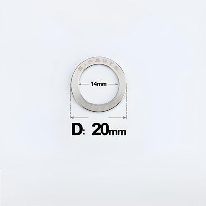 Titanium Pedal Flat Washers for Mountain and Road Bike Clipless Pedal Crank Protector
