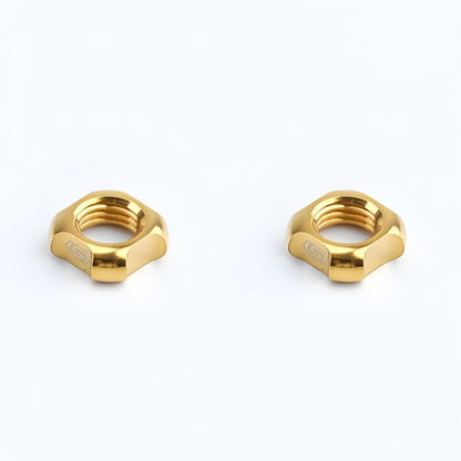 Titanium Valve Lock Nut (Presta/Schrader) – Set of 2 for Road & Mountain Bikes