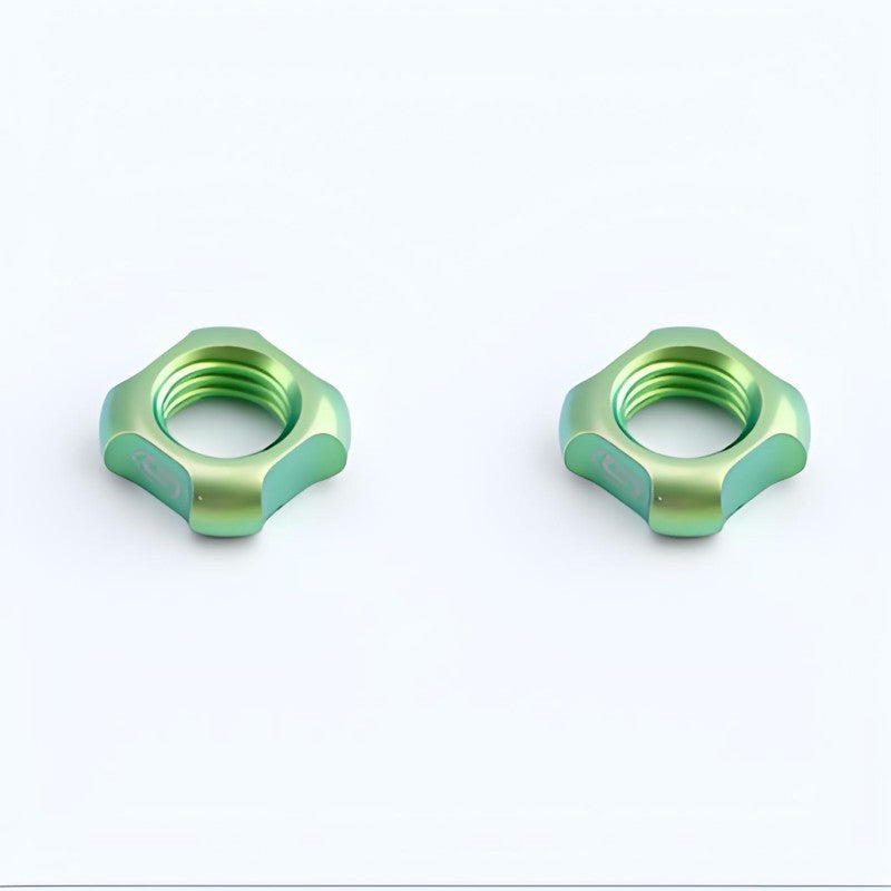 Titanium Valve Lock Nut (Presta/Schrader) – Set of 2 for Road & Mountain Bikes