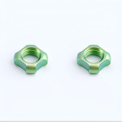 Titanium Valve Lock Nut (Presta/Schrader) – Set of 2 for Road & Mountain Bikes
