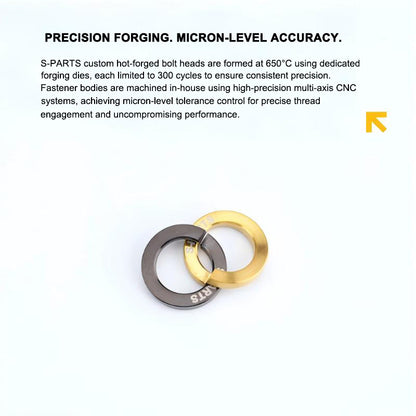 Titanium Spring Lock Washers M3/M4/M5/M6/M8/M10/M12 | Grade 5 Ti for Motorcycle & Automotive