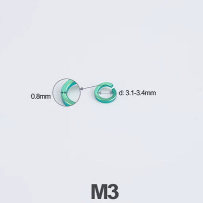 Titanium Spring Lock Washers M3/M4/M5/M6/M8/M10/M12 | Grade 5 Ti for Motorcycle & Automotive