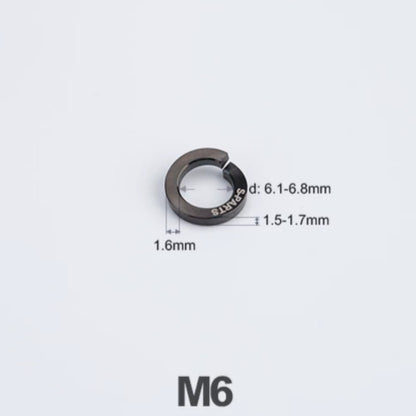 Titanium Spring Lock Washers M3/M4/M5/M6/M8/M10/M12 | Grade 5 Ti for Motorcycle & Automotive