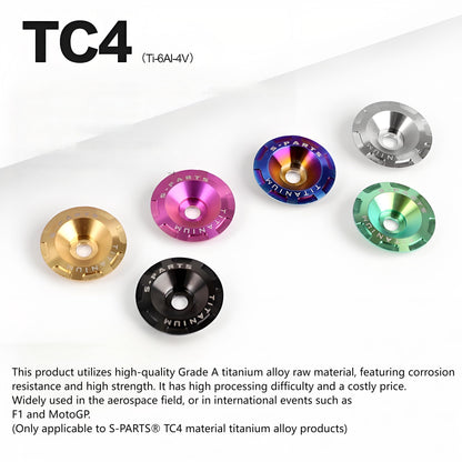 Titanium Visor Pivot Washer & Bolts Kit for SHOEI Glamster Helmet