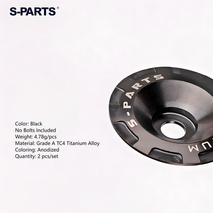 Titanium Visor Pivot Washer & Bolts Kit for SHOEI Glamster Helmet