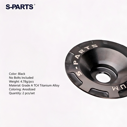 Titanium Visor Pivot Washer & Bolts Kit for SHOEI Glamster Helmet