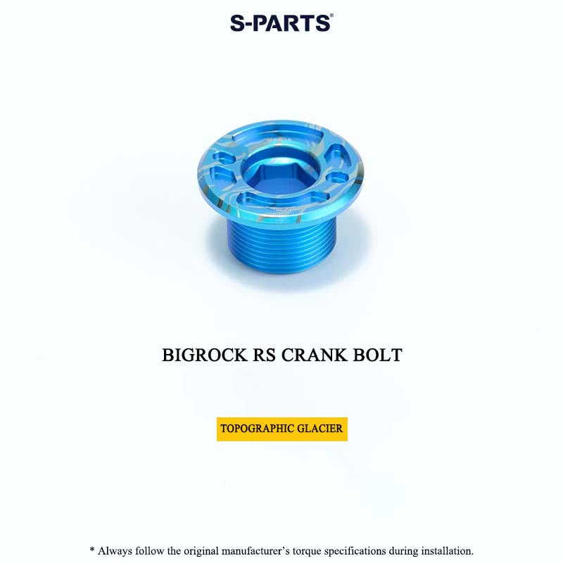BIGROCK RS Titanium Crank Bolt & Self-Extracting Cap Kit SHIMANO TL-LR15 Compatible