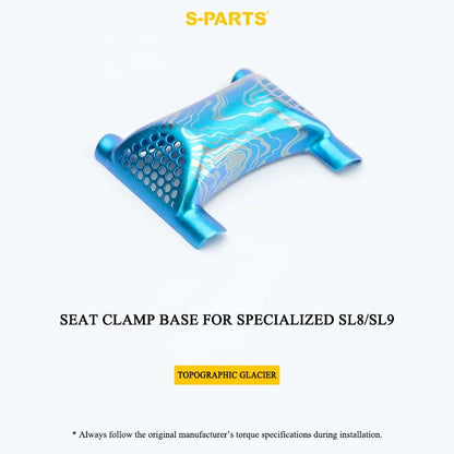 3D Printed Titanium Seat Clamp Kit & Parts for Specialized Tarmac SL8/SL9 Seesaw Seatpost