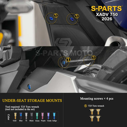 Grade 5 Titanium Torx Bolts & Screws for Honda XADV 750 (2026)
