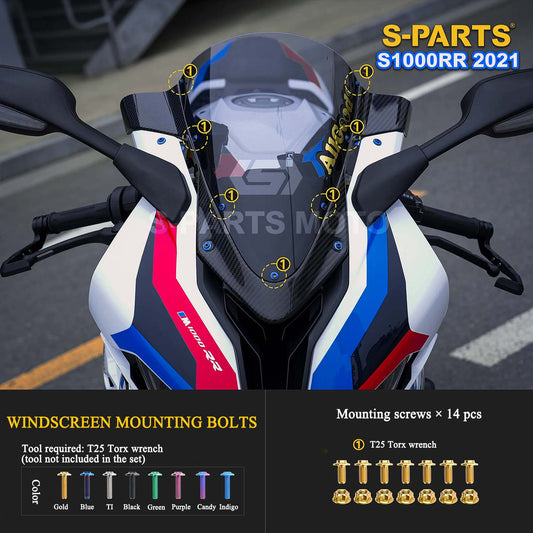 Grade 5 Titanium Bolts & Fasteners for 2021 BMW S1000RR