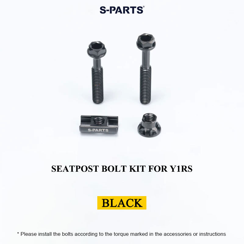 Grade 5 Titanium Seatpost Bolt Kit for COLNAGO Y1RS / V5RS – Saddle Clamp Hardware