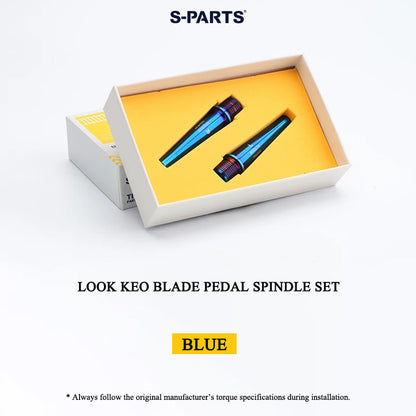 Grade 5 Titanium Pedal Spindle & Hardware for LOOK KEO BLADE Pedals