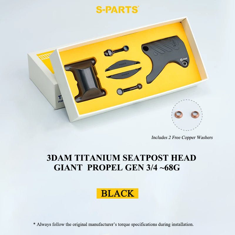 3DAM Titanium Integrated Seatpost Head Assembly for Giant TCR Gen 10 & Propel Gen 3/4