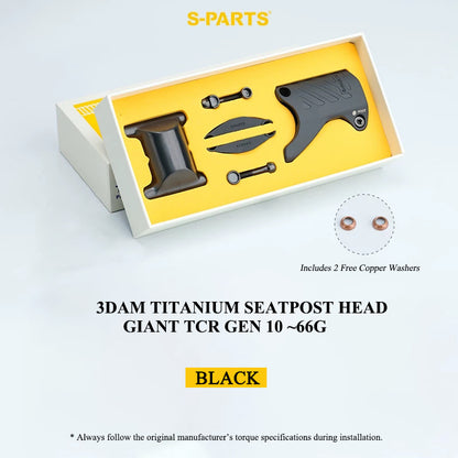 3DAM Titanium Integrated Seatpost Head Assembly for Giant TCR Gen 10 & Propel Gen 3/4
