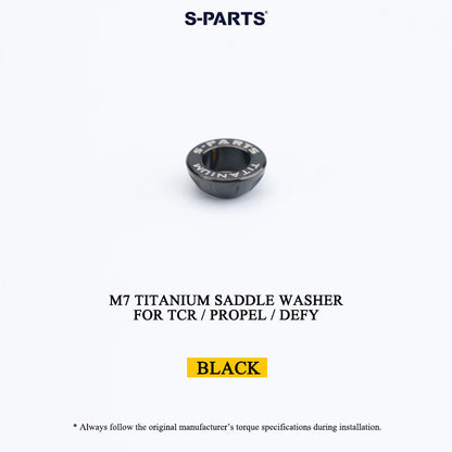 M6/M7 Grade 5 Titanium Spherical Saddle Clamp Washers for Giant TCR, Propel & Defy
