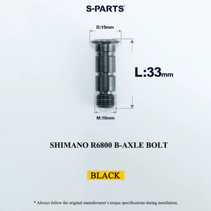 Titanium B-Axle Bolt for Shimano Ultegra R6800 / RD-6800 Rear Derailleur - M10x33mm