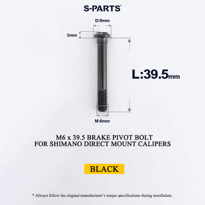 Titanium Pivot Bolt for Shimano Direct Mount Brake Calipers | M6