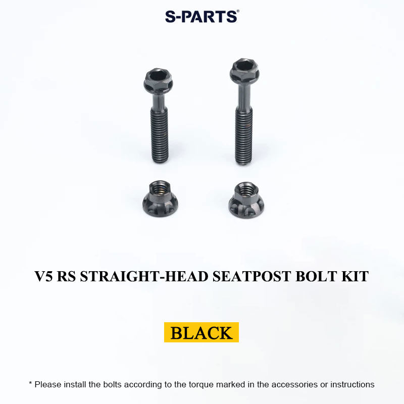Grade 5 Titanium Seatpost Bolt Kit for COLNAGO Y1RS / V5RS – Saddle Clamp Hardware