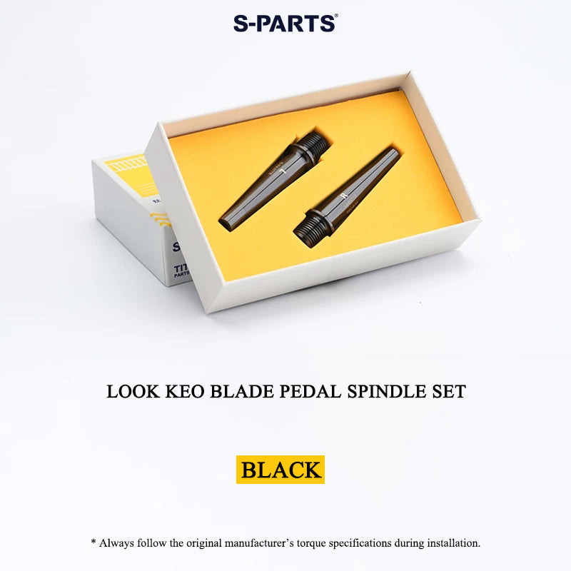 Grade 5 Titanium Pedal Spindle & Hardware for LOOK KEO BLADE Pedals