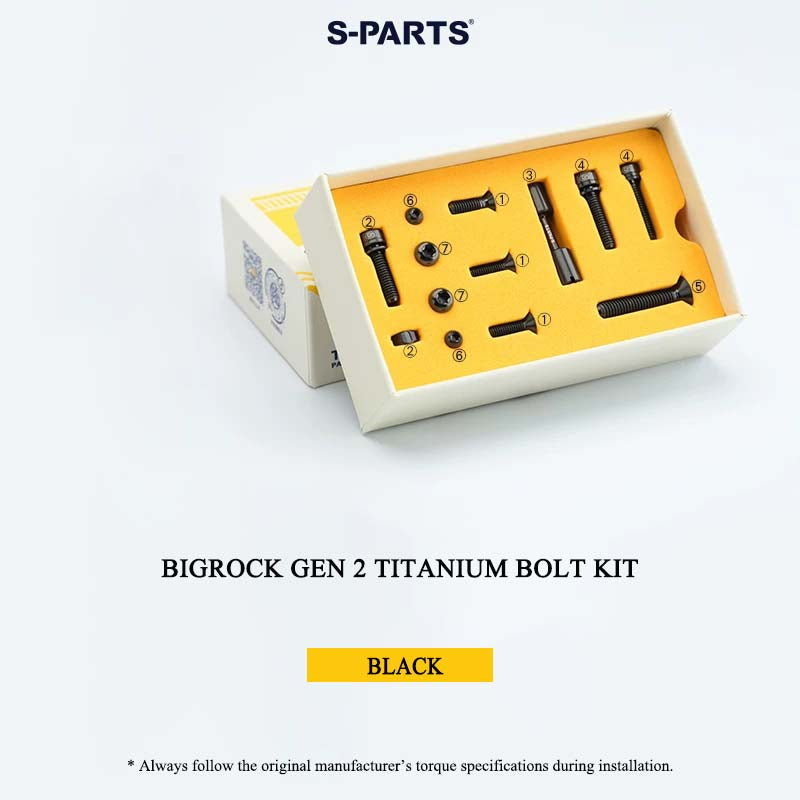 Titanium Bolt Upgrade Kit for BIGROCK Gen 2 Integrated Cockpit – 17.6g
