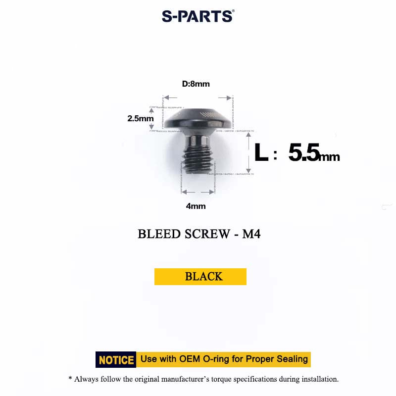 M4*5.5 D8 Bleed Screw for MAVEN