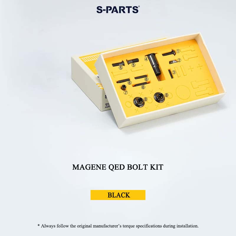 Grade 5 Titanium Bolt Kit for Magene QED Drivetrain Groupset