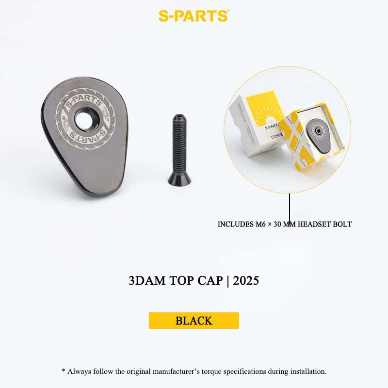 3D-Printed Grade 5 Titanium Headset Top Cap for Pinarello 3DAM | 2024 & Earlier & 2025