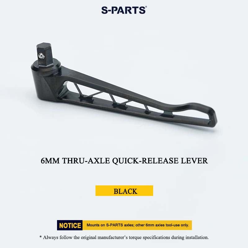 Grade 5 Titanium 6mm Thru-Axle Quick-Release Lever for Lightweight Thru-Axles – 14.49g