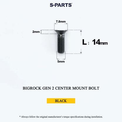 Titanium Bolt Upgrade Kit for BIGROCK Gen 2 Integrated Cockpit – 17.6g