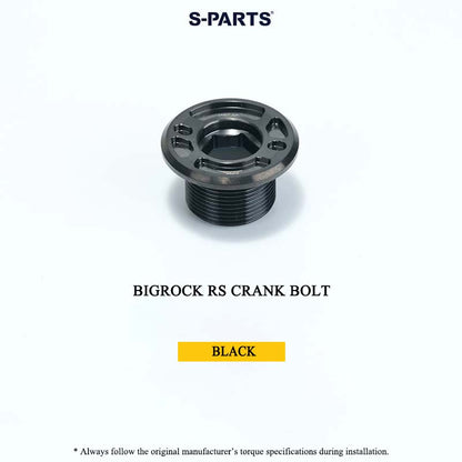 BIGROCK RS Titanium Crank Bolt & Self-Extracting Cap Kit SHIMANO TL-LR15 Compatible