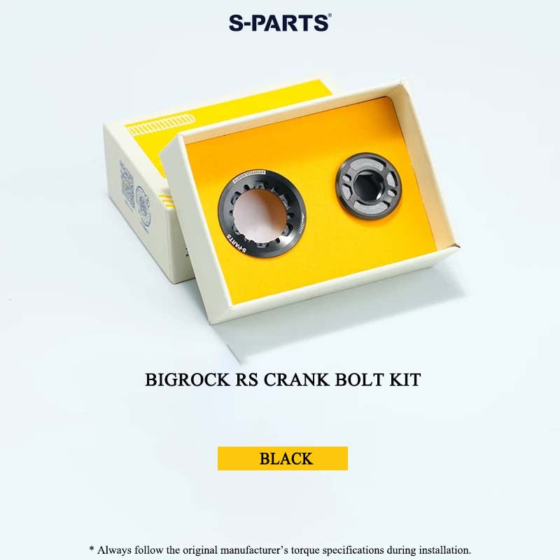 BIGROCK RS Titanium Crank Bolt & Self-Extracting Cap Kit SHIMANO TL-LR15 Compatible