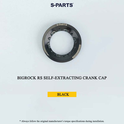 BIGROCK RS Titanium Crank Bolt & Self-Extracting Cap Kit SHIMANO TL-LR15 Compatible