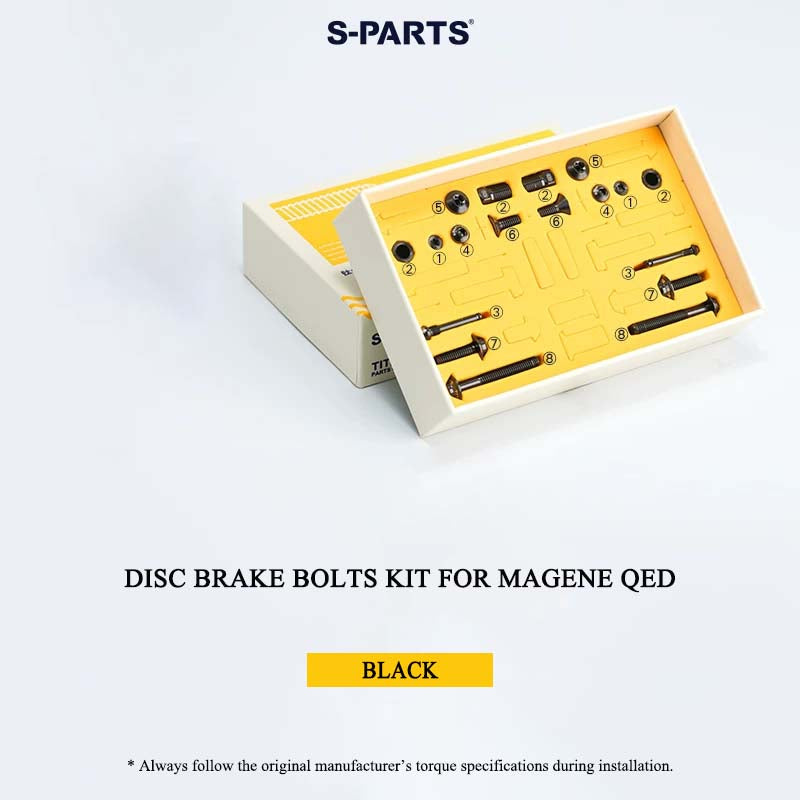 Titanium Disc Brake Bolts & Kit for MAGENE QED | Grade 5 Ti-6Al-4V