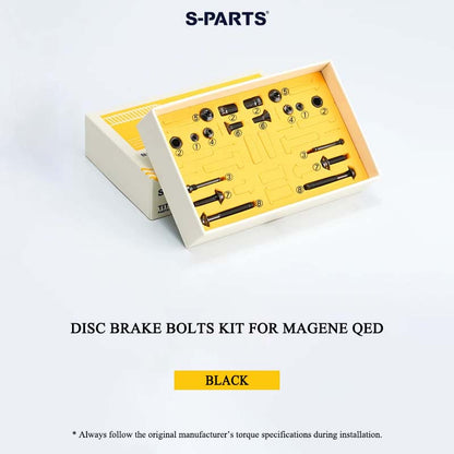 Titanium Disc Brake Bolts & Kit for MAGENE QED | Grade 5 Ti-6Al-4V