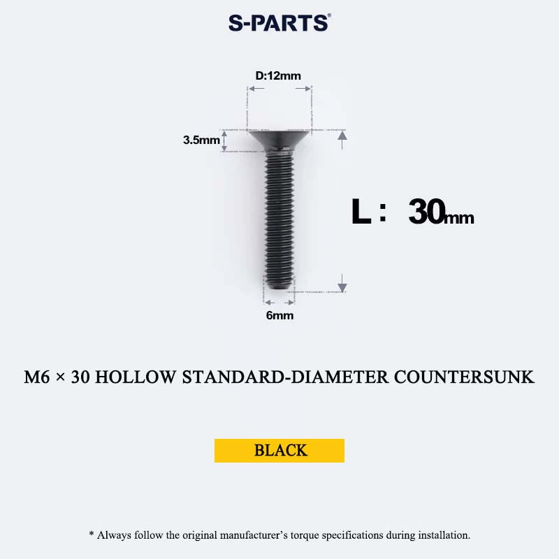 M6 Titanium Headset Top Cap & Expander Plug Bolt – Hollow & SL