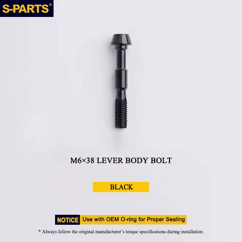 M6 x 38mm Grade 5 Titanium Brake Lever Body Fixing Bolt for Shimano XTR M9000/M9020 & XT M8000