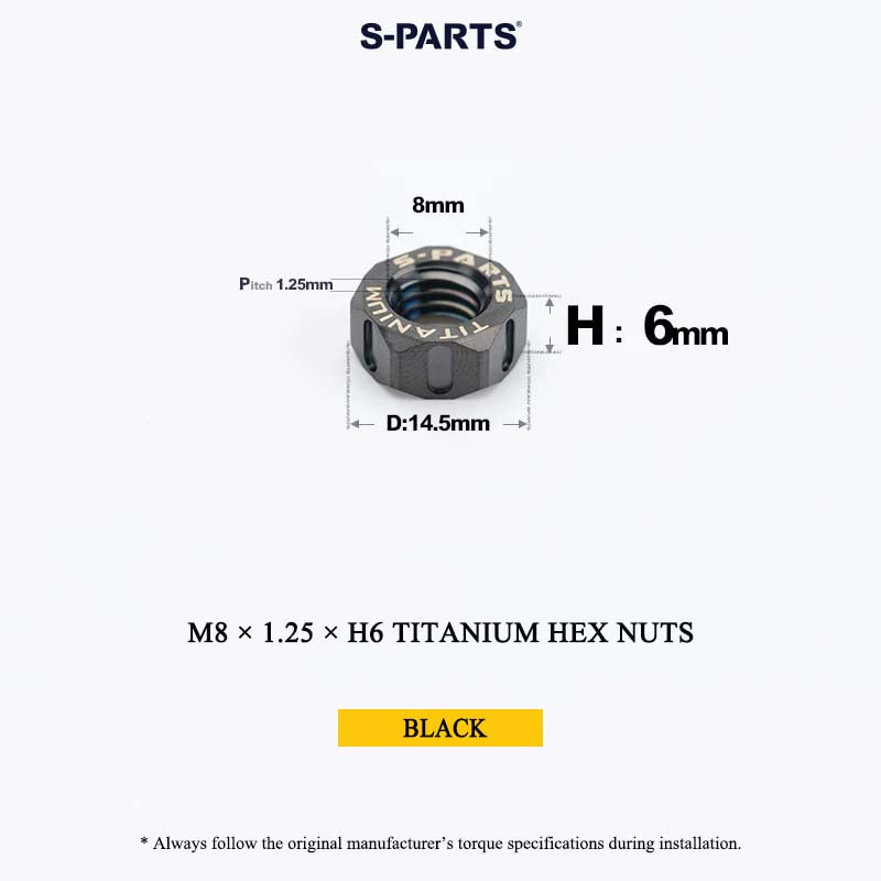 Grade 5 Titanium Hex Nuts M4–M12 | Metric & Fine Thread