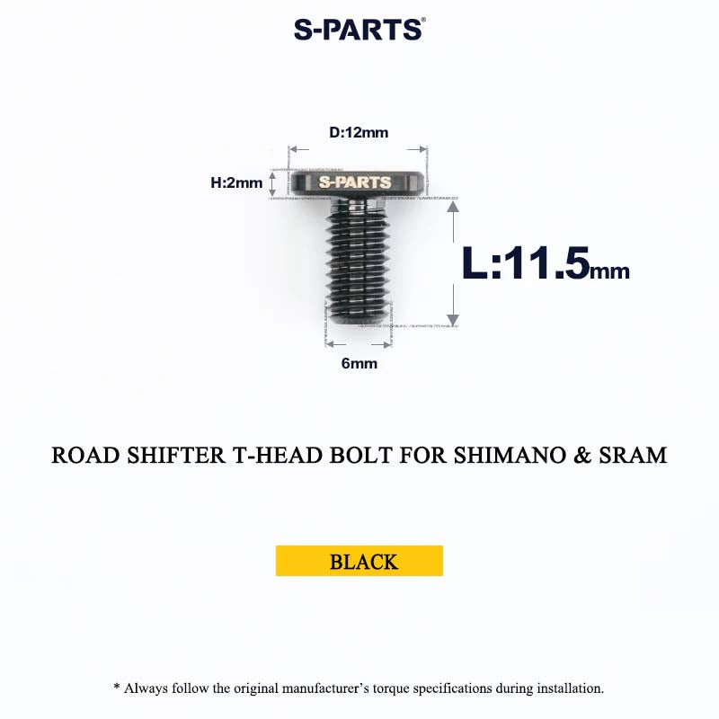 Grade 5 Titanium Shifter Clamp Bolt Kit for Shimano & SRAM Road Shifters