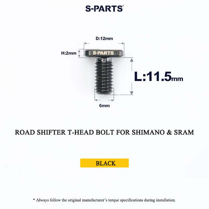 Grade 5 Titanium Shifter Clamp Bolt Kit for Shimano & SRAM Road Shifters