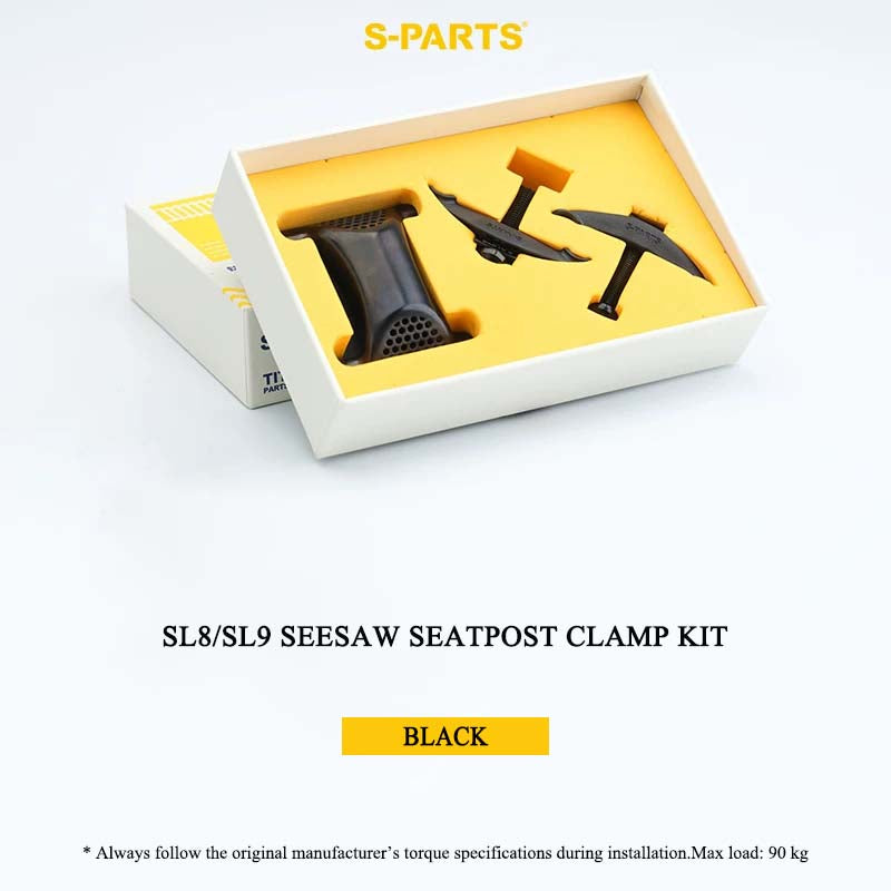 3D Printed Titanium Seat Clamp Kit & Parts for Specialized Tarmac SL8/SL9 Seesaw Seatpost