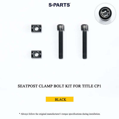 Grade 5 Titanium Seatpost Clamp Bolt Kit for TITLE AP1 / CP1
