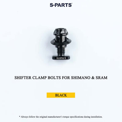 Grade 5 Titanium Shifter Clamp Bolt Kit for Shimano & SRAM Road Shifters