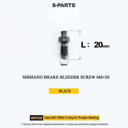 M6×20 Brake Bleeder Screw For Shimano
